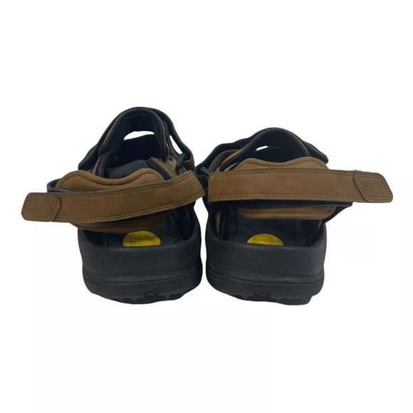 Footjoy 45692 FJ Men's 8 M Brown Strap Soft Spikes Golf Adjustable Sandals - Picture 6 of 7